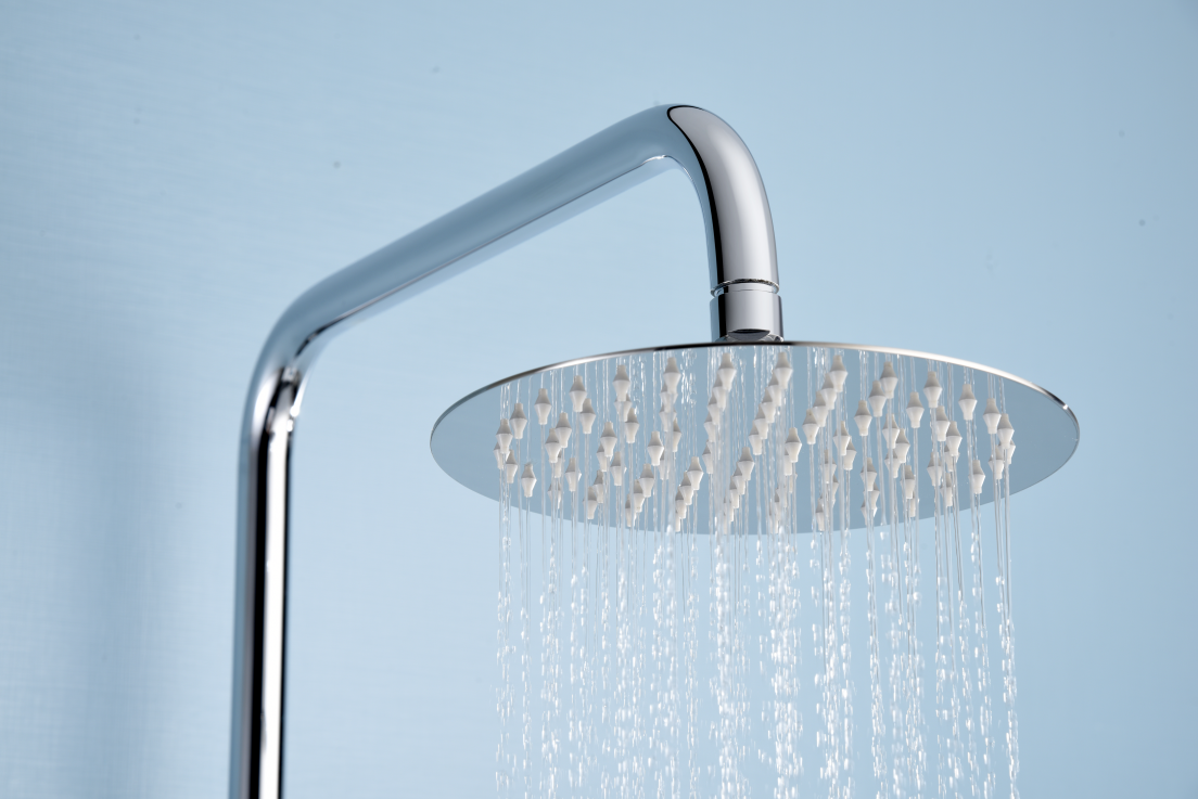 Columna de Ducha Termostático IMEX Eco-Kent BTK017-ECO Cromo Rociador Ø20 cm
