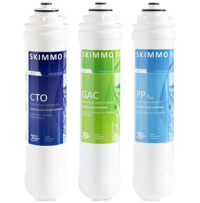 Kit Recambios Hidrowater CA-7014-02 Carbón Activo para Ósmosis Inversa