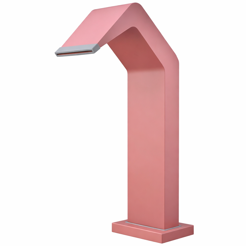 Cascada piscina IMEX Niágara rosa coral acero inoxidable S316 diseño moderno