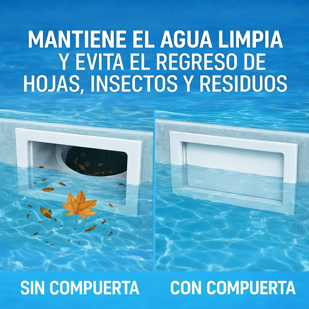 Compuerta Skimmer ASTRALPOOL 8420382101799 Blanco