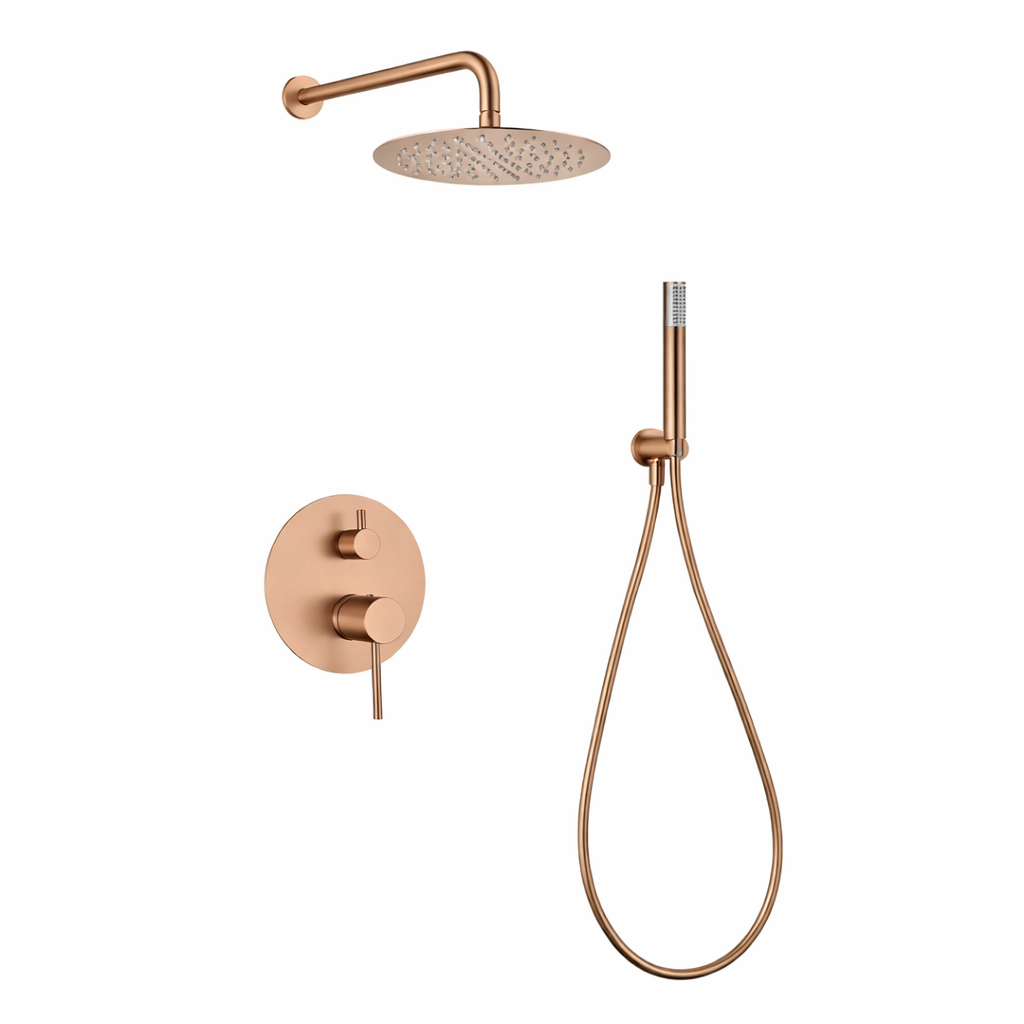 Ensemble de douche encastré IMEX Monza GPM039BGM Black Gun Metal