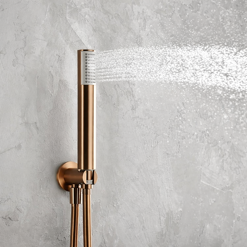 Ensemble de douche encastré IMEX Monza GPM039BGM Black Gun Metal