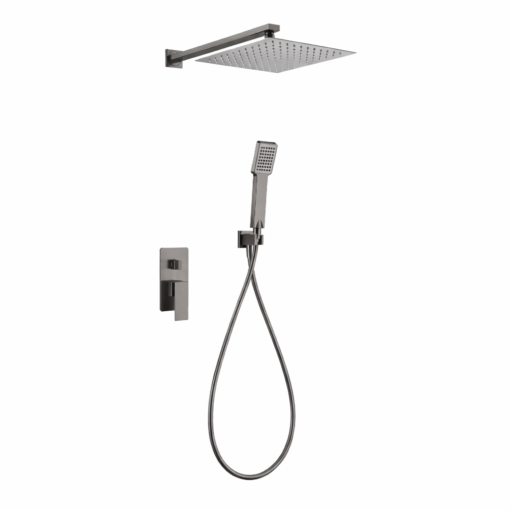 IMEX Pisa GPP048BGM Black Gun Metal Unterputzduschset