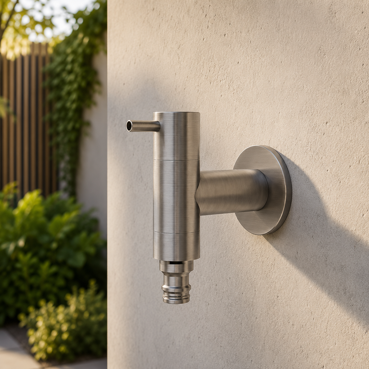 Grifo Exterior Jardín IMEX Arches GAA001-AC Acero Inoxidable S.316
