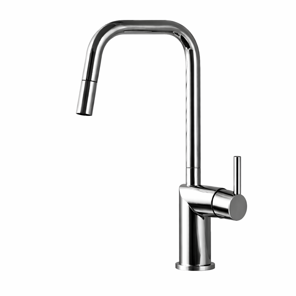 Grifo de cocina extraíble IMEX Monza GCE039 cromo