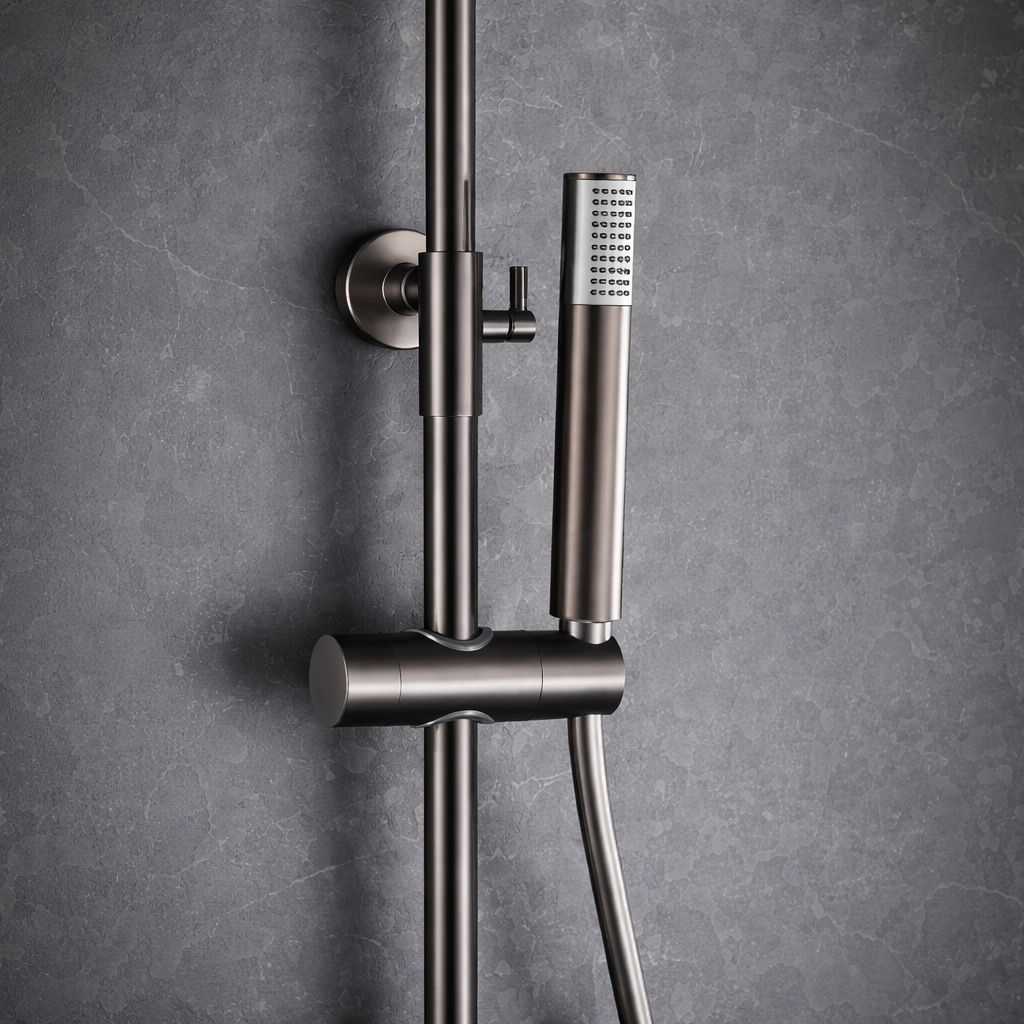Barra de Ducha Monomando IMEX Monza BDM039 Black Gun Metal