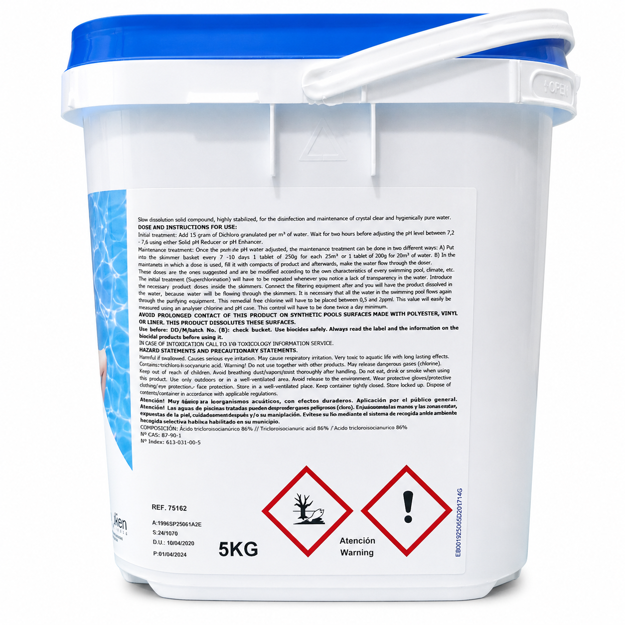Cloro Lento Astralpool 5 kg | Pastillas de 250 g para Piscina 75162