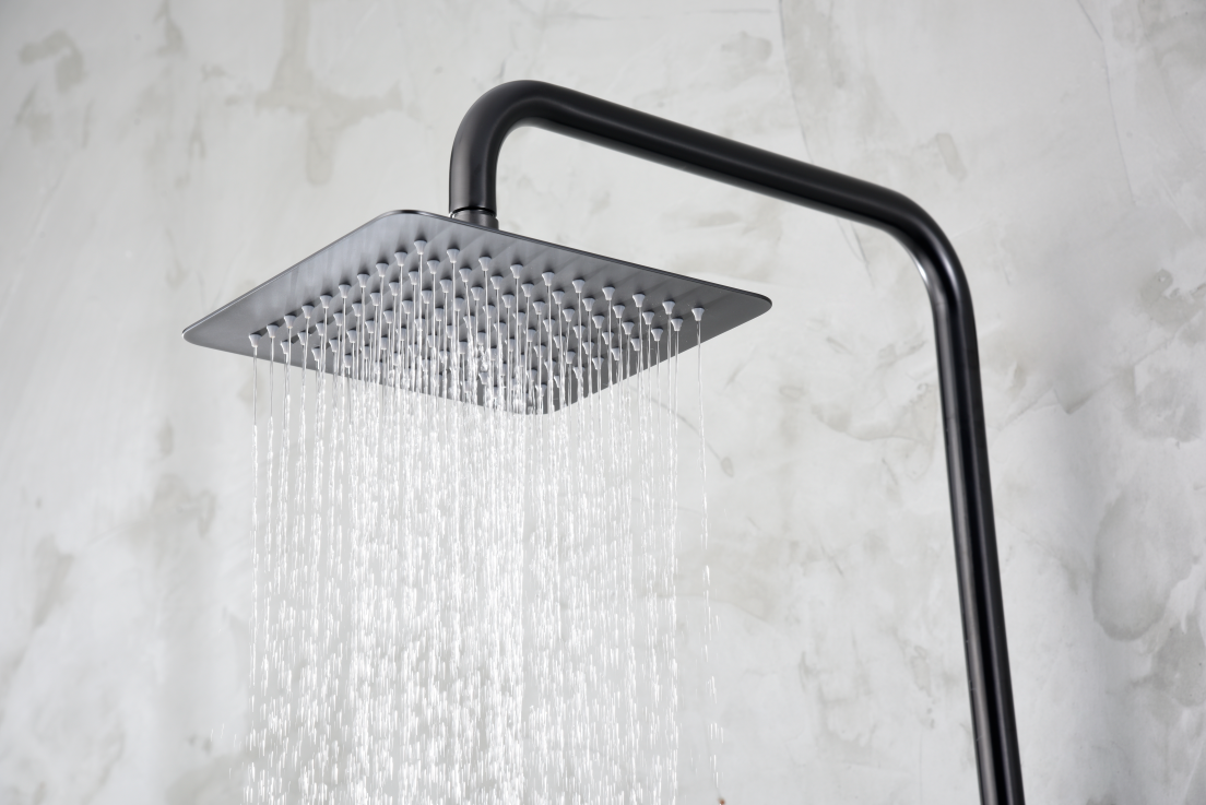 Columna de Ducha Termostático IMEX Art BTAR025 black gun metal 6