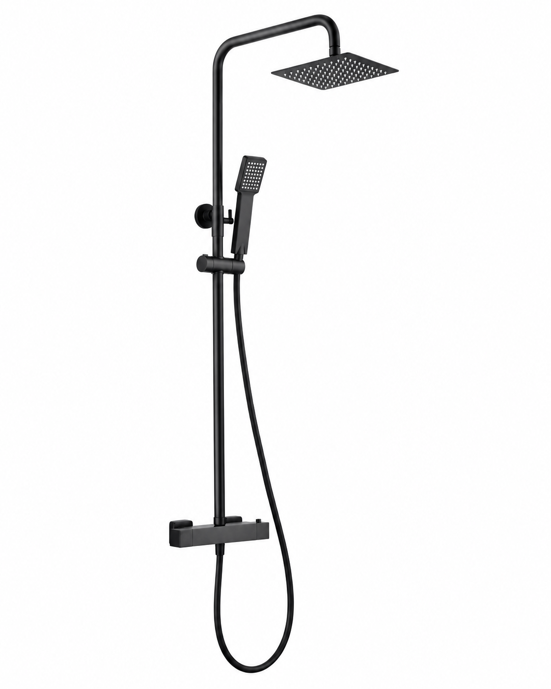 Columna de Ducha Termostático IMEX Art BTAR025 negro mate