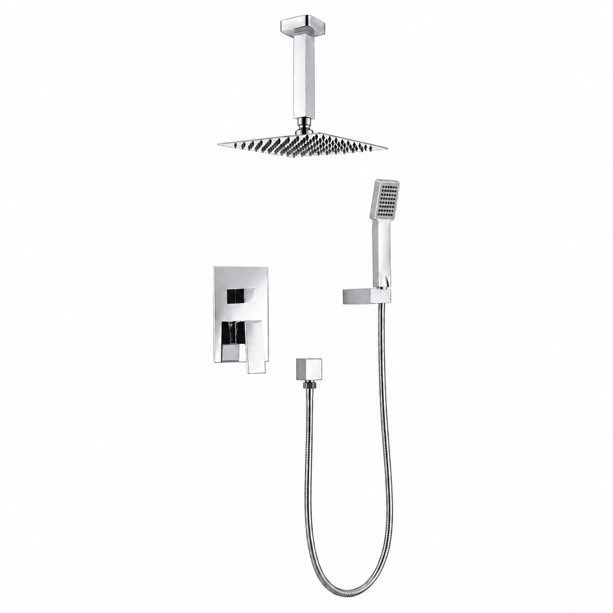 Conjunto Ducha Empotrado IMEX Berlin GT006 Cromo