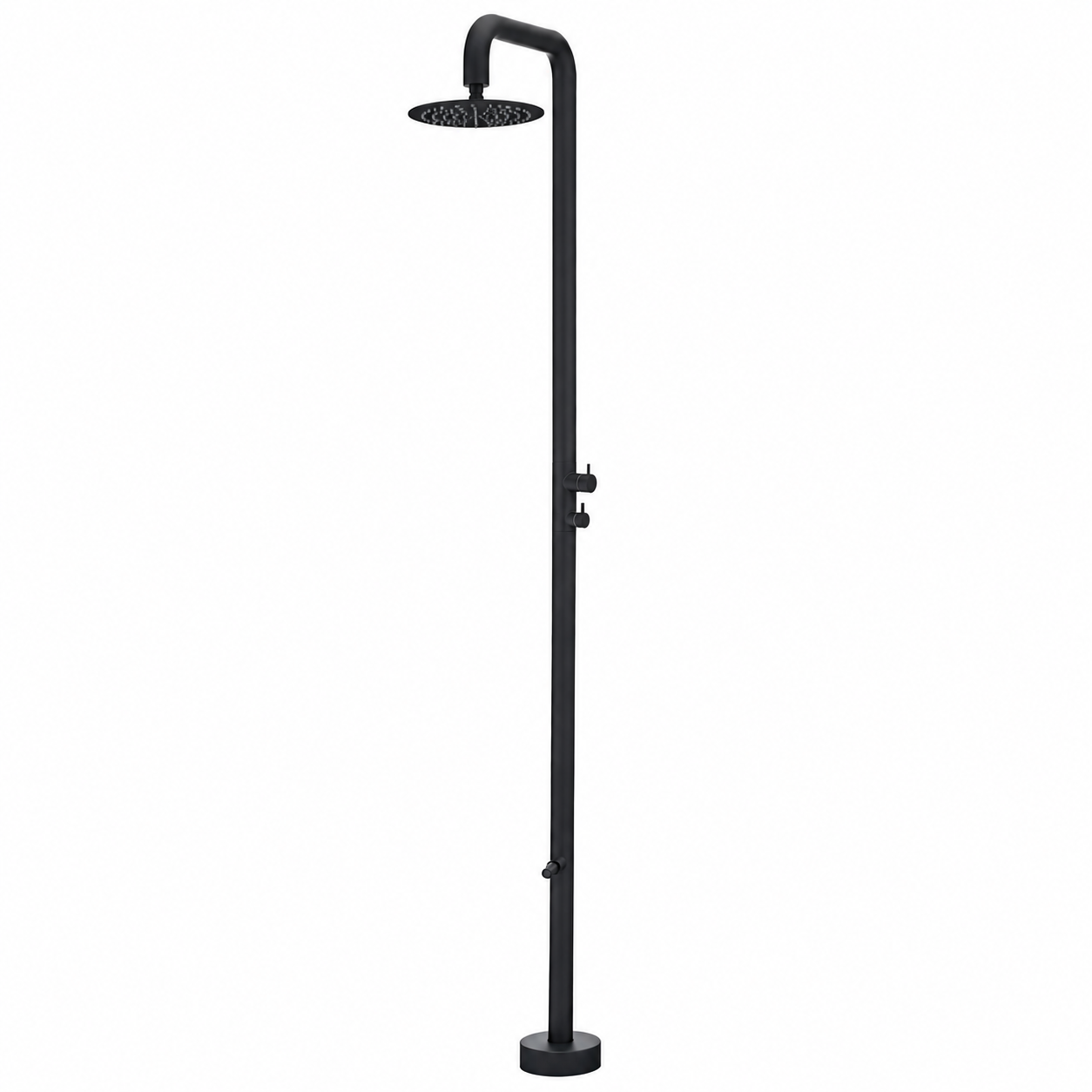 Ducha exterior Poolimex Michigan GPM007/ANG negro mate