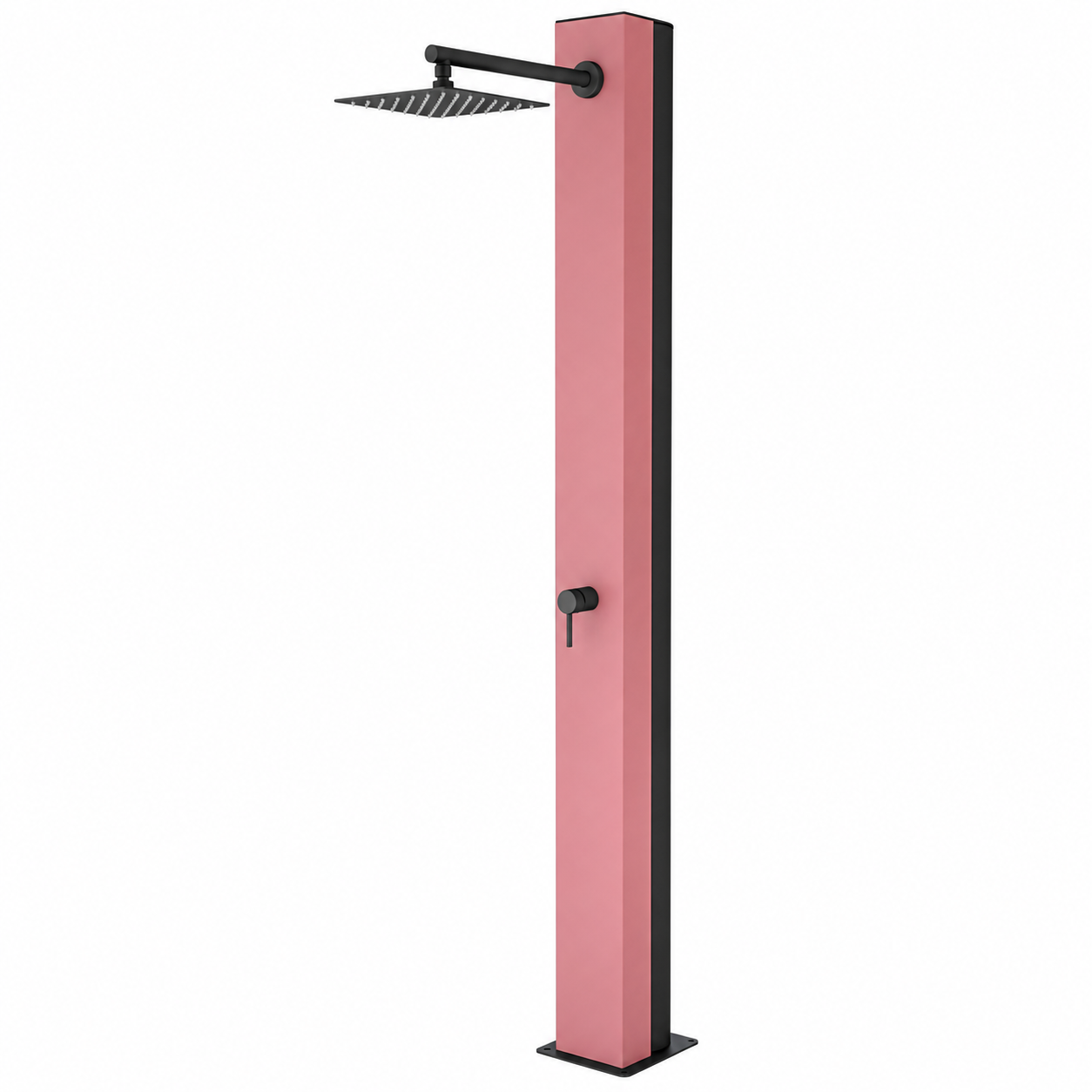 Ducha exterior Poolimex Phoenix GPP015/ACL rosa coral negro mate