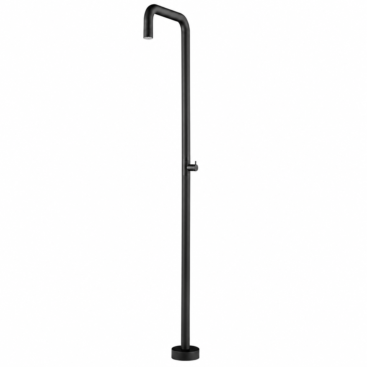 Ducha exterior monofluido Poolimex Utah GPU010/ANG negro mate