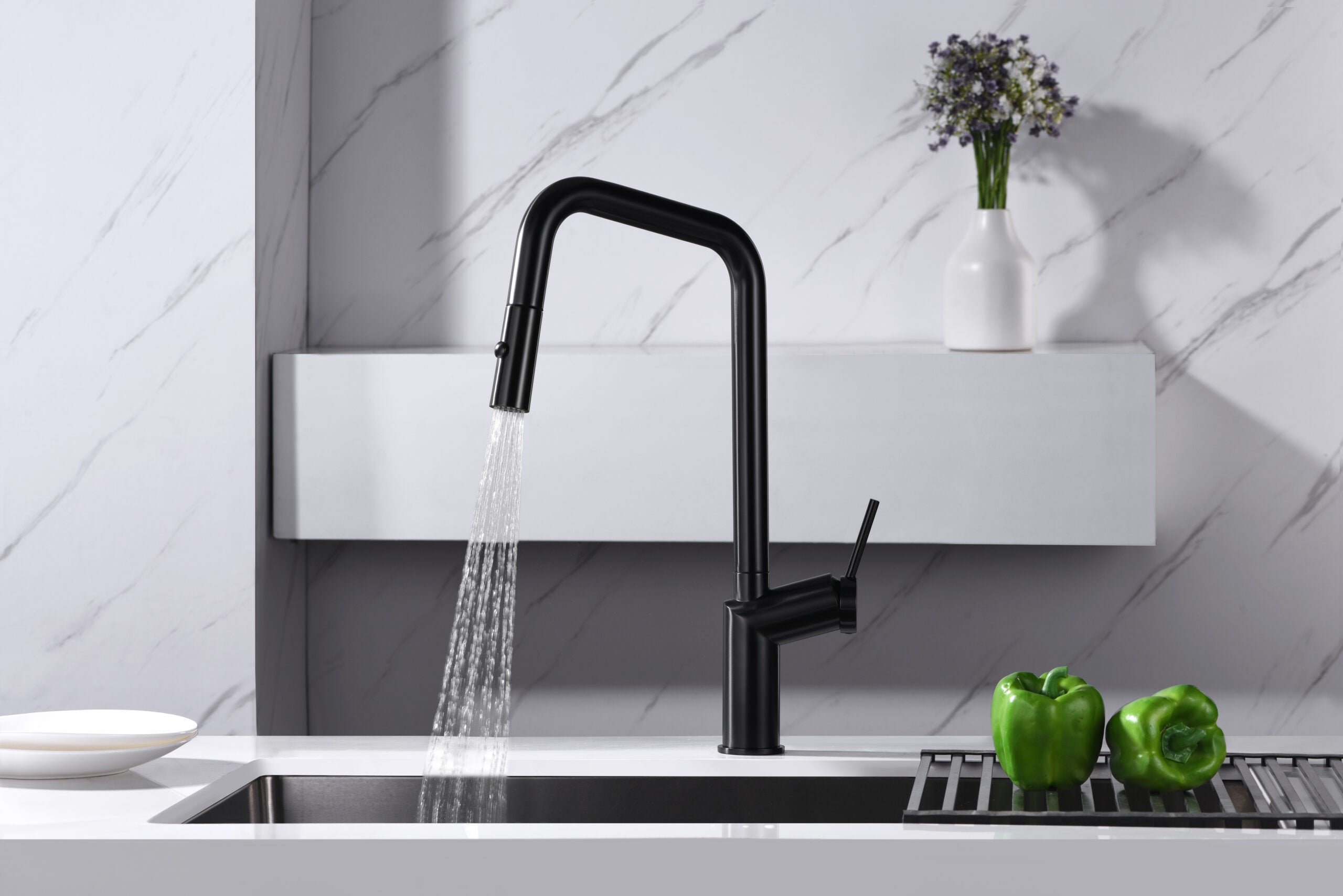 Grifo Cocina IMEX Bonn Black Gun Metal