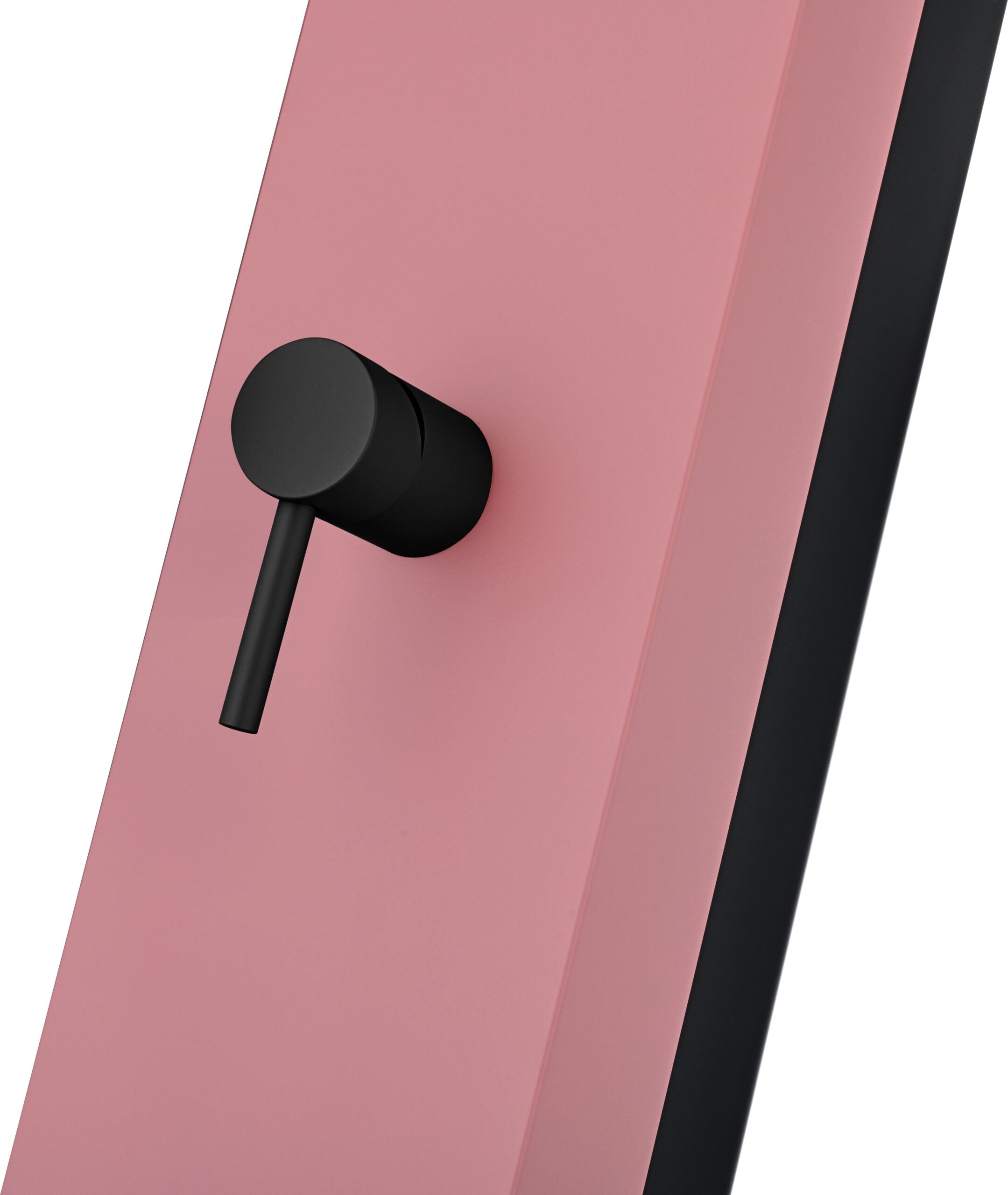 Columna Ducha Exterior Poolimex Phoenix GPP015 Rosa Coral Negro Mate