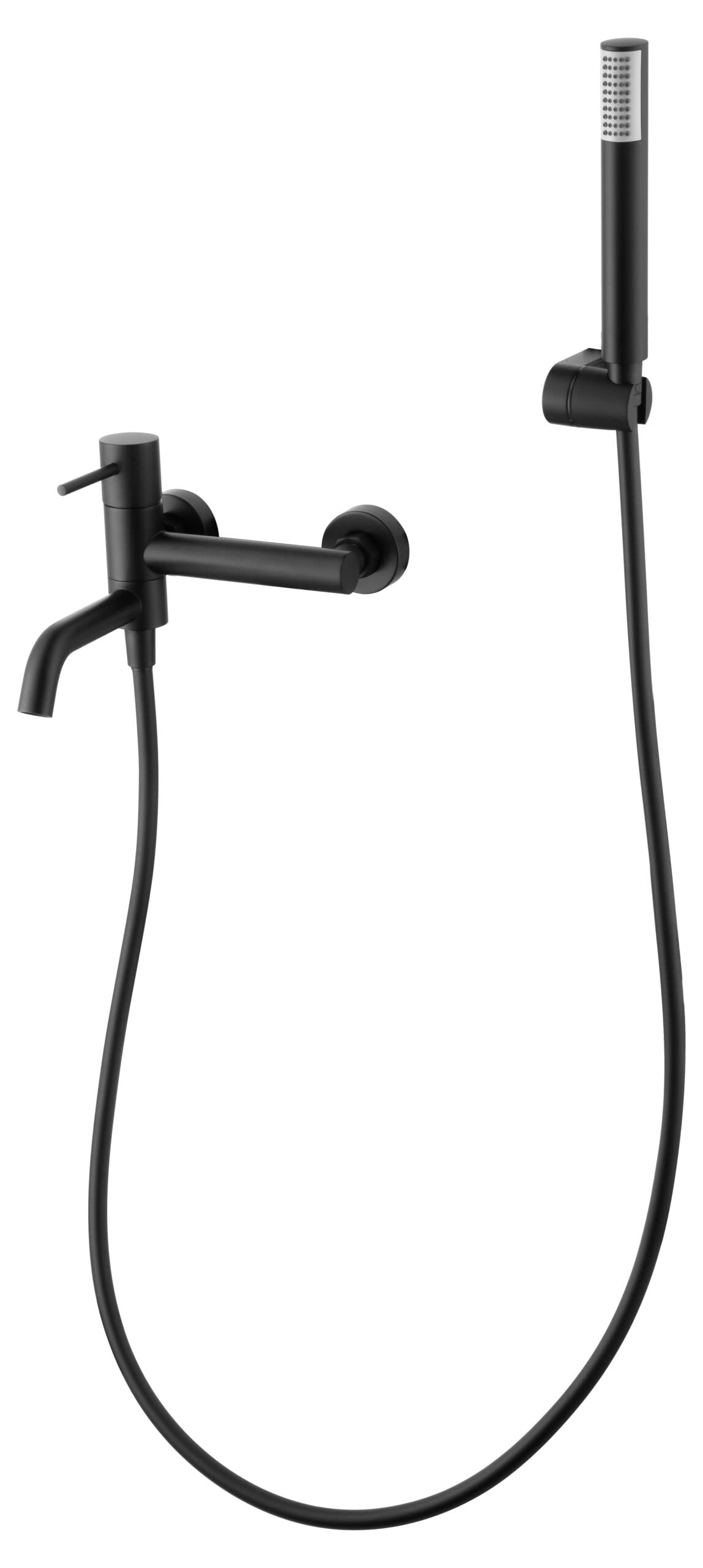 Grifo baño ducha IMEX Monza BDM039-4NG negro mate