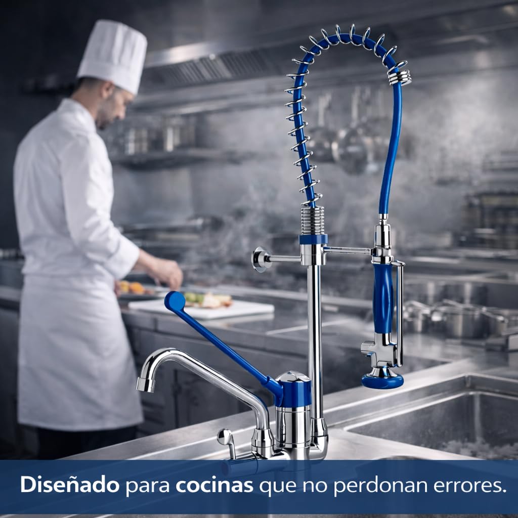 Grifo columna prelavado profesional Genebre 1803 04
