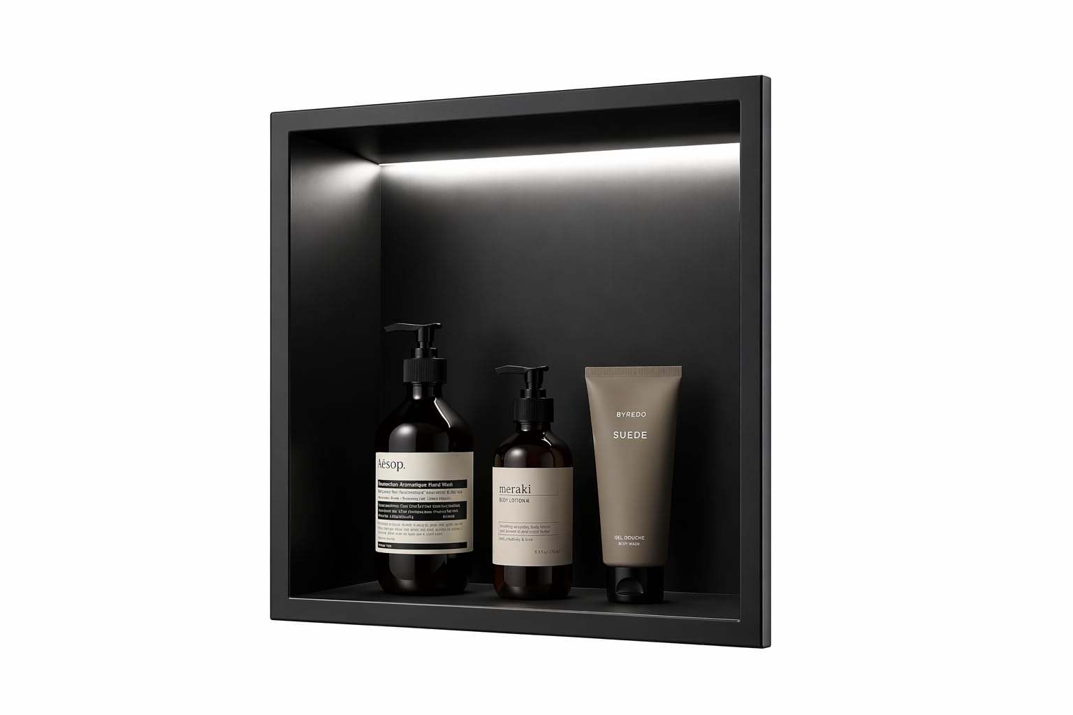 Hornacina ducha MEDIMEX HOR004 negro mate
