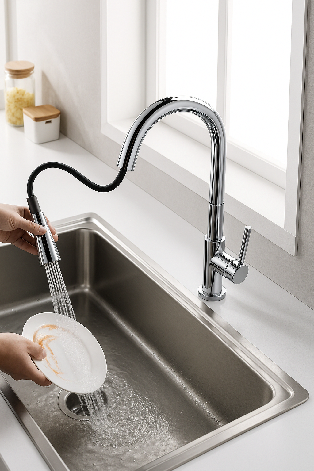 Grifo Cocina IMEX Samoa GCE017 Cromo