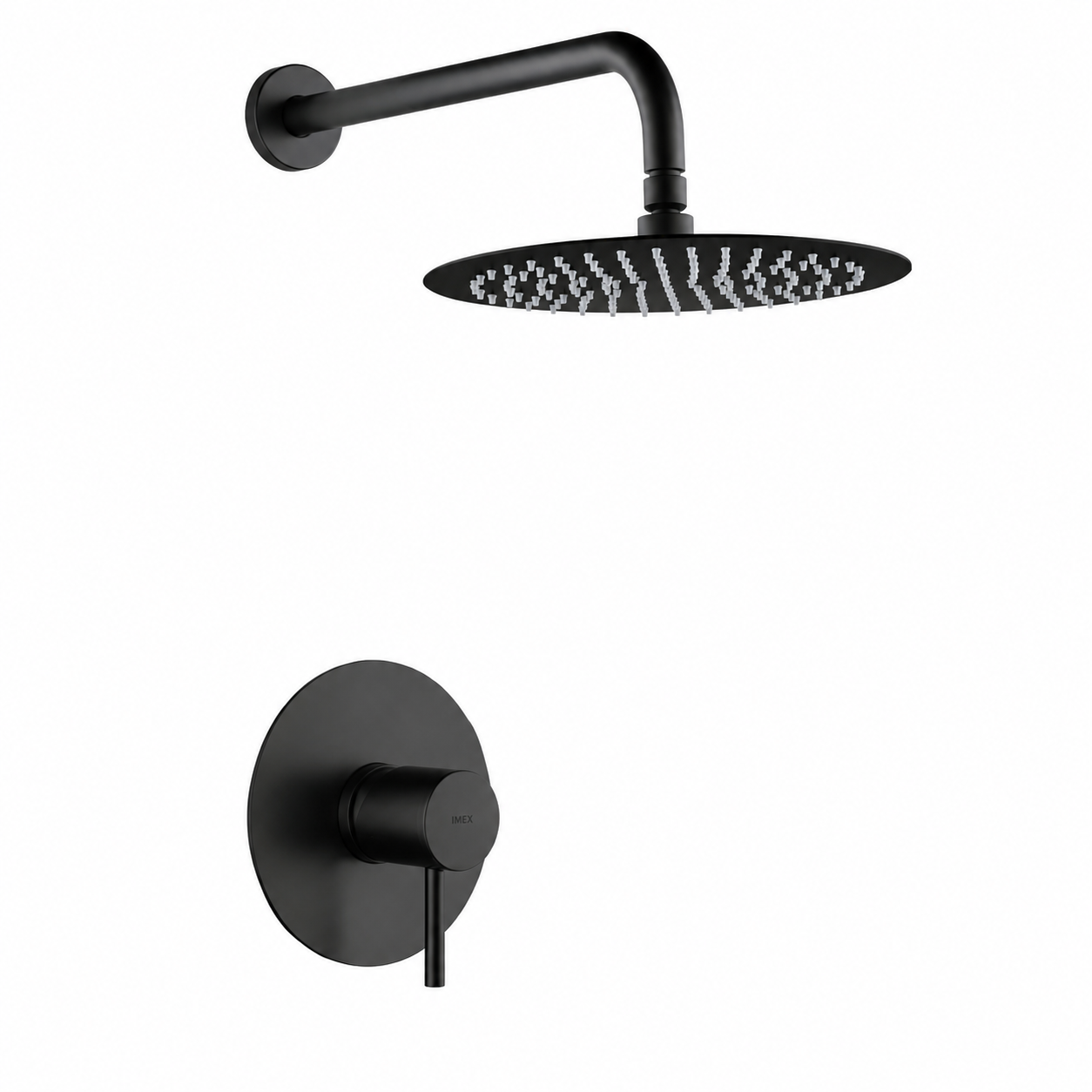 Set monomando 1 vía rociador IMEX Monza SRM039 Black Gun Metal