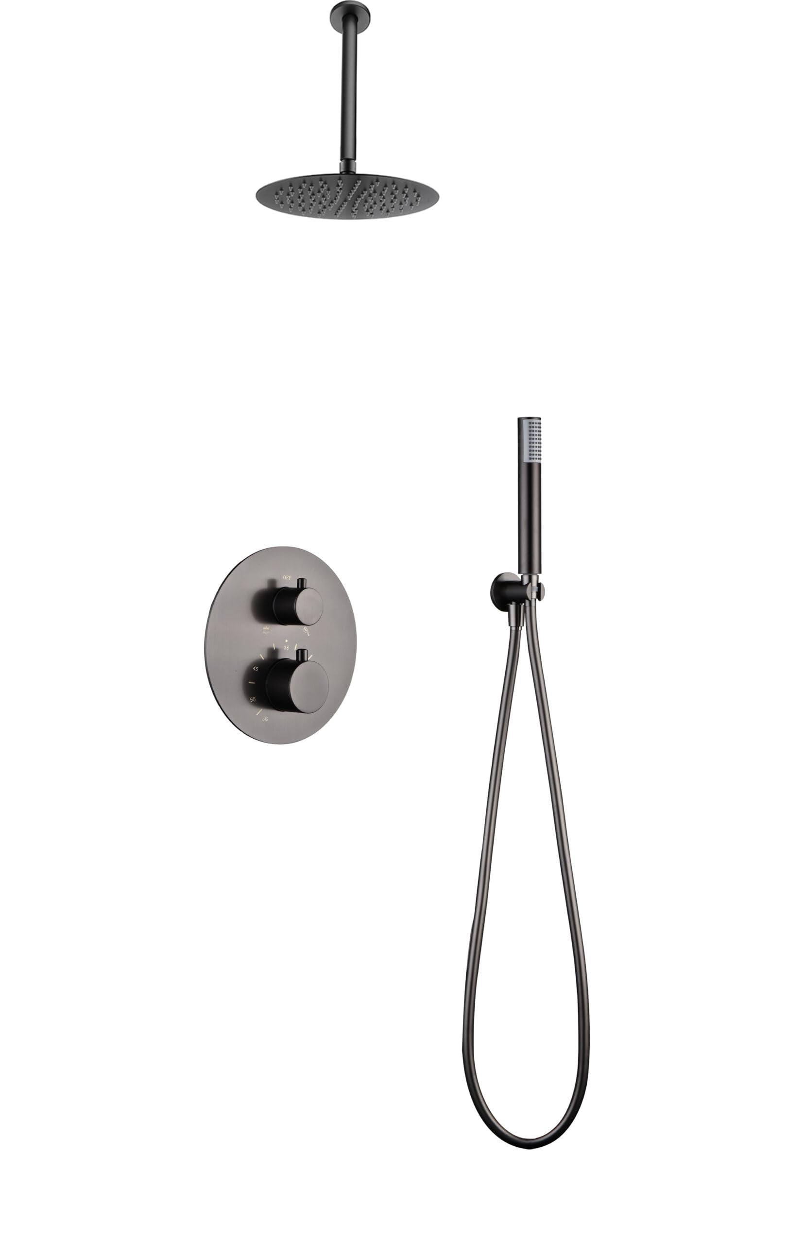 Sistema ducha IMEX Tivoli GTT039 BGM black gun metal