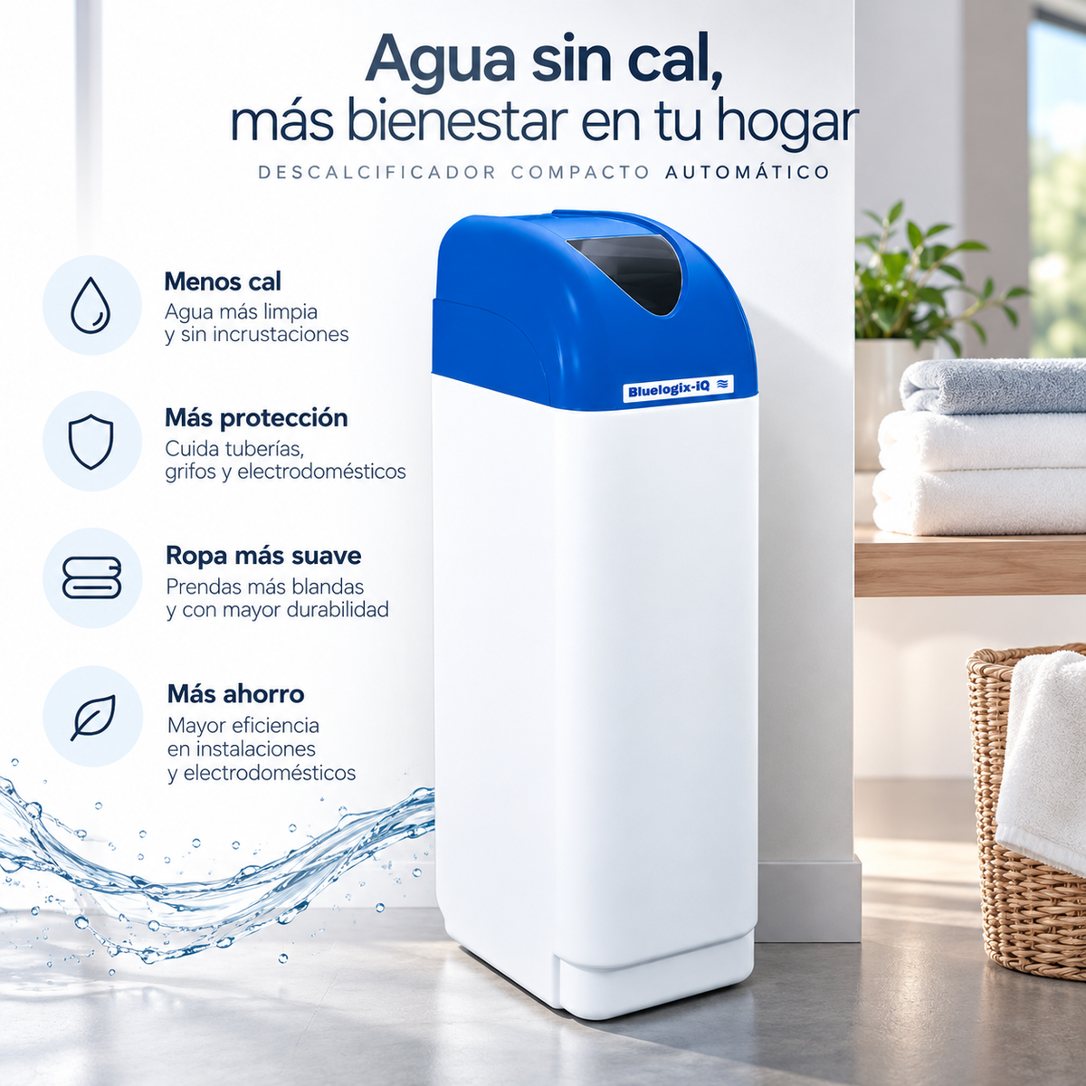 descalcificador bluelogix características