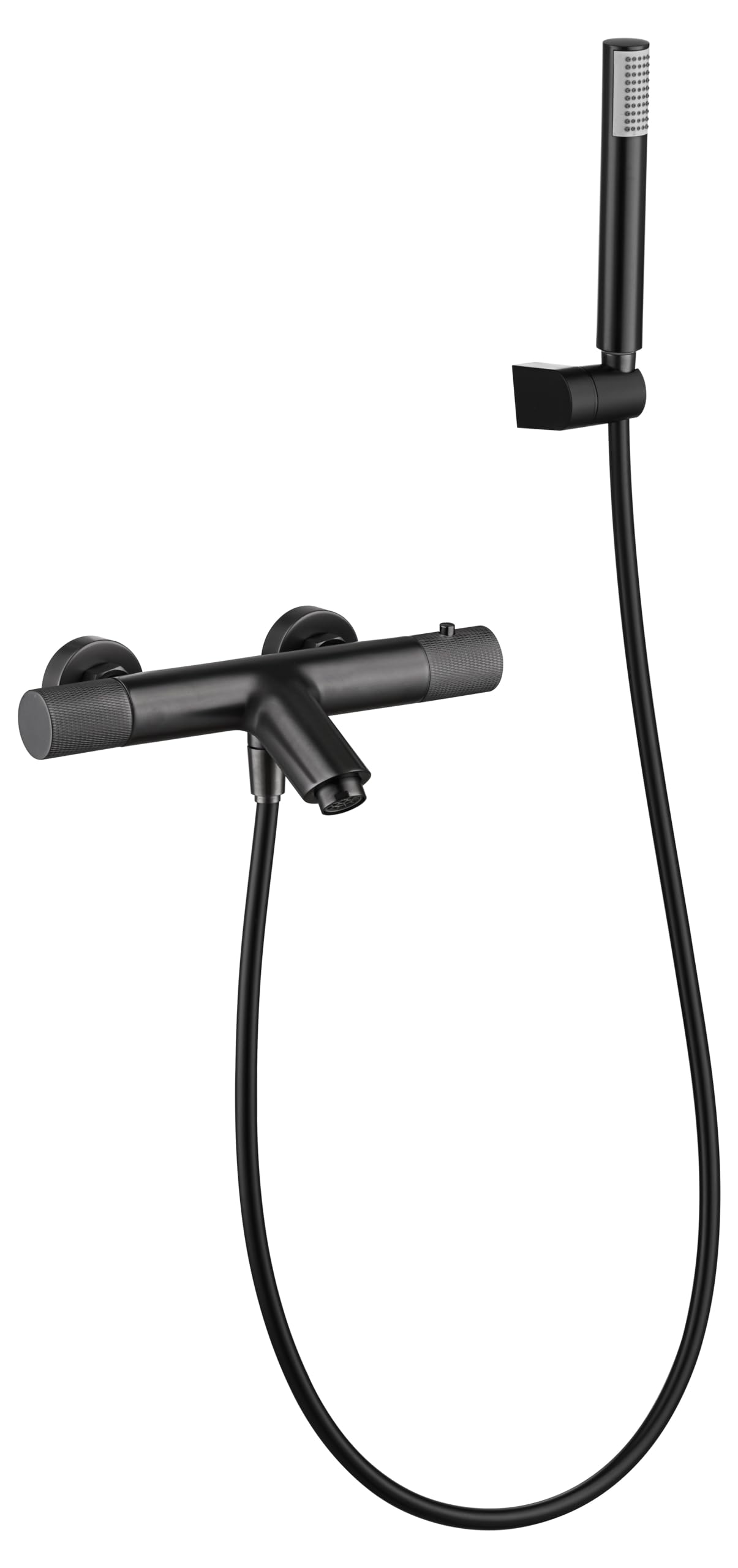 Grifo termostático ducha y bañera IMEX LINE BTD038-4BGM black gun metal