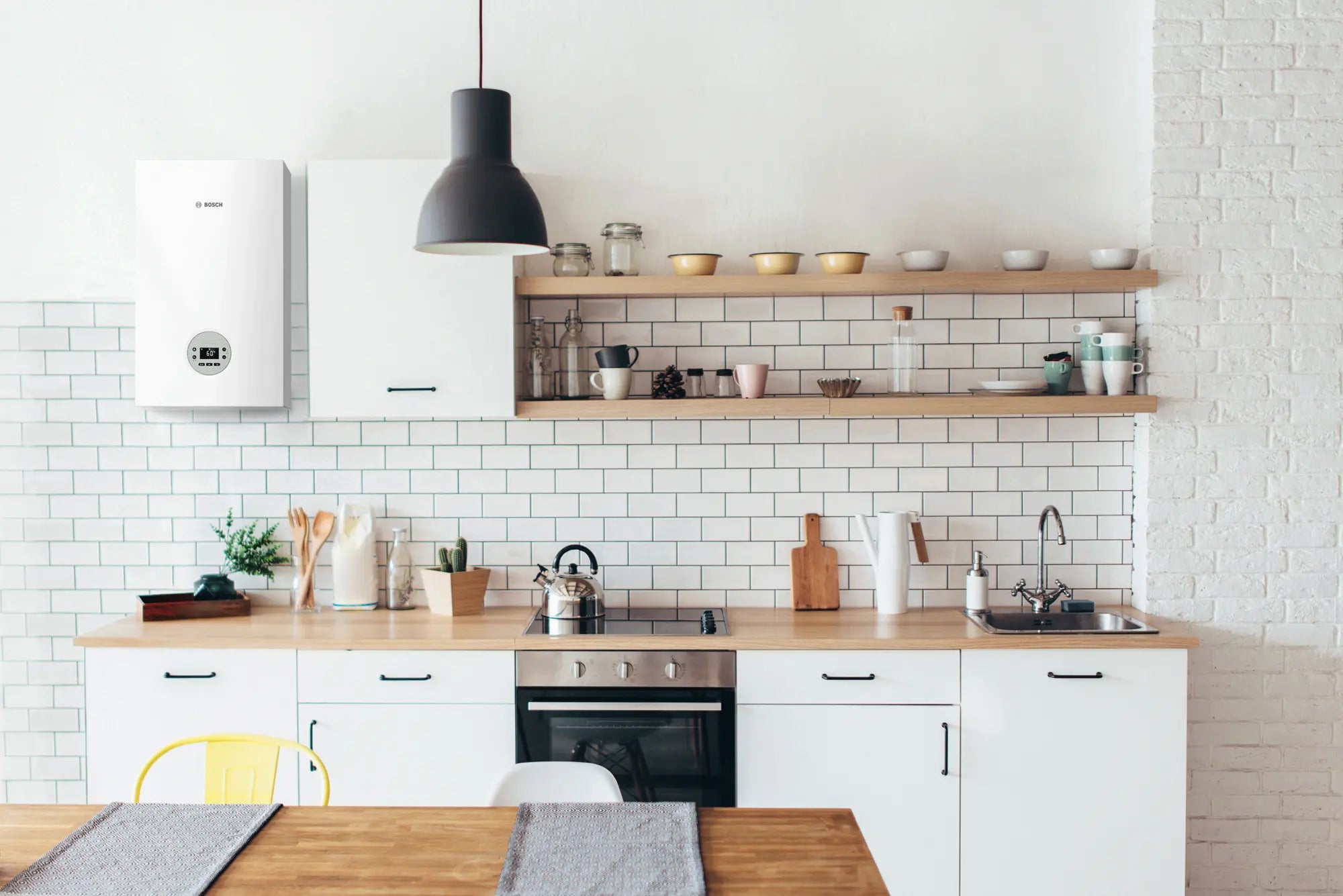 Caldera de Gas Bosch Condens 1200 W 20/24 KW | Caldera Mural Compacta de Condensación a Gas