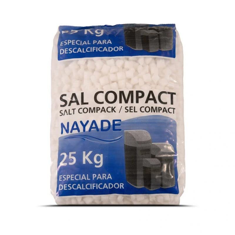 Sal para descalcificador 25 kg pastillas alta pureza
