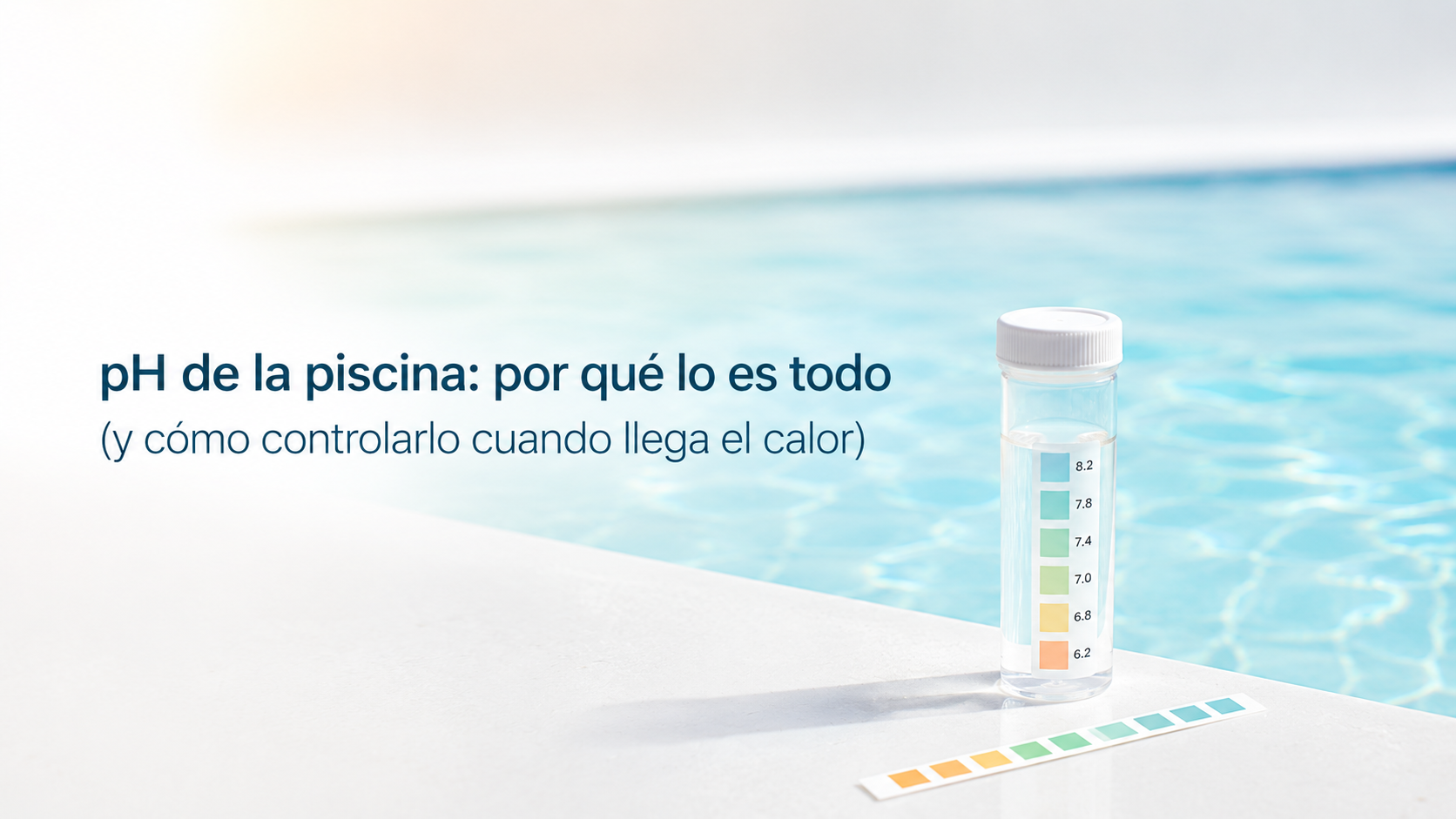 pH de la piscina: por qué lo es todo (y cómo controlarlo cuando llega el calor)