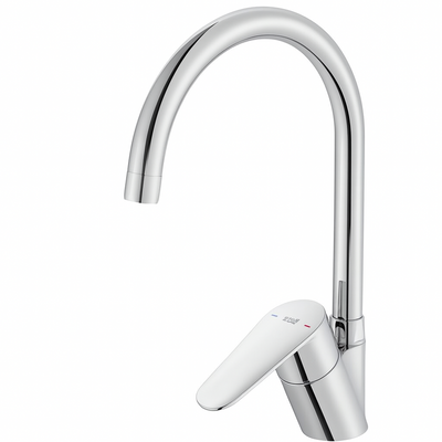 Grifo de cocina Roca Victoria Plus A5A8E4FC00 con caño alto y acabado cromado