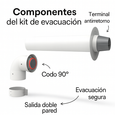 Calentador Estanco Zeus 12L | Instantáneo Gas Natural o Butano