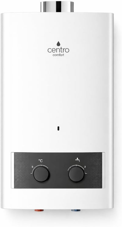 Calentador Centro Confort Apolo 11 litros gas atmosférico Low NOx