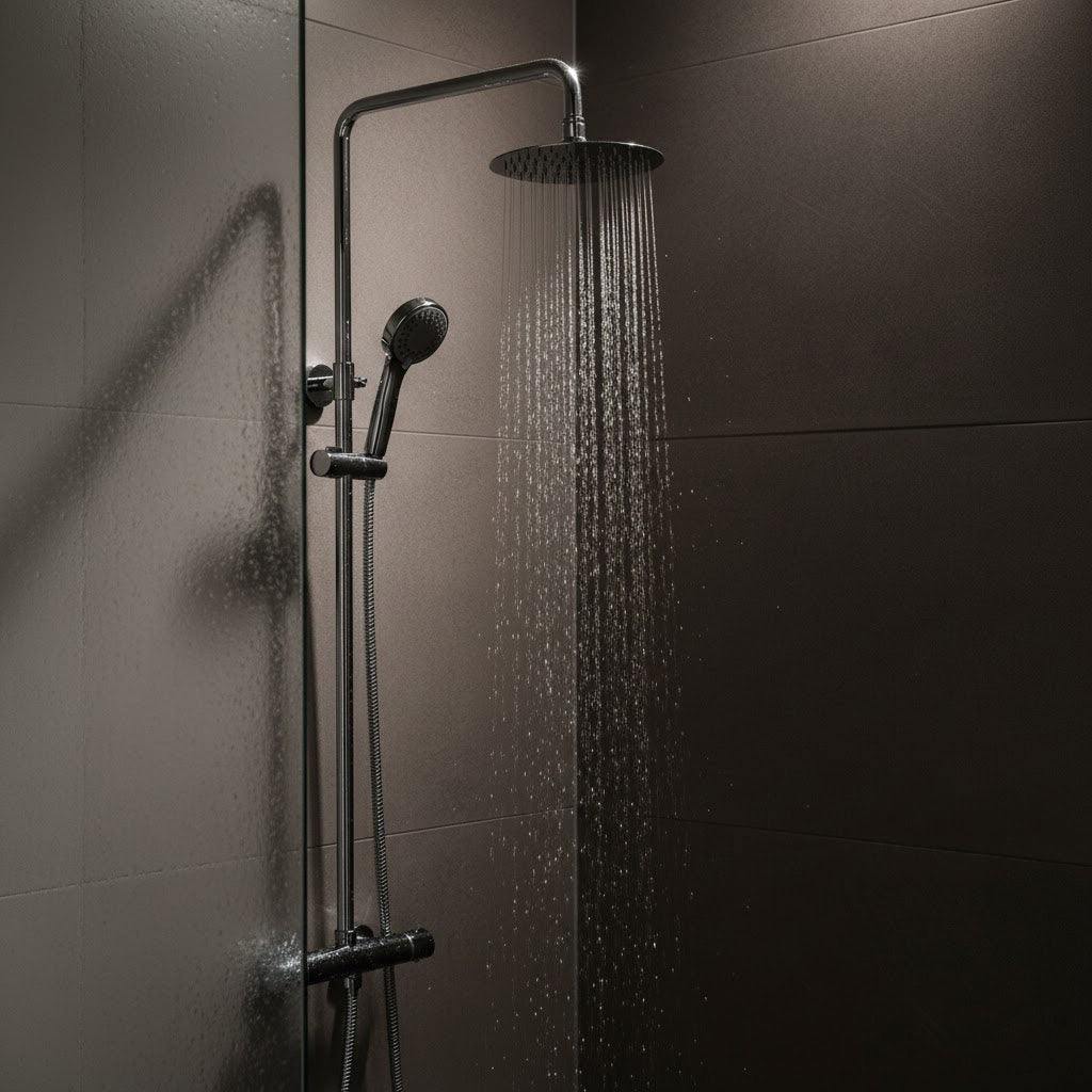 Imex - Conjunto de Ducha Telescópico Termostático Kent BTK017 | Latón de alta calidad, Diseño moderno y funcional