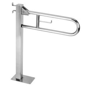 Barra Abatible con Columna Mediclinics Inox Satinado