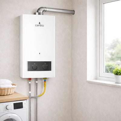 Calentador Centro Confort Apolo 11 L Gas Atmosférico Low NOx | Encendido Automático