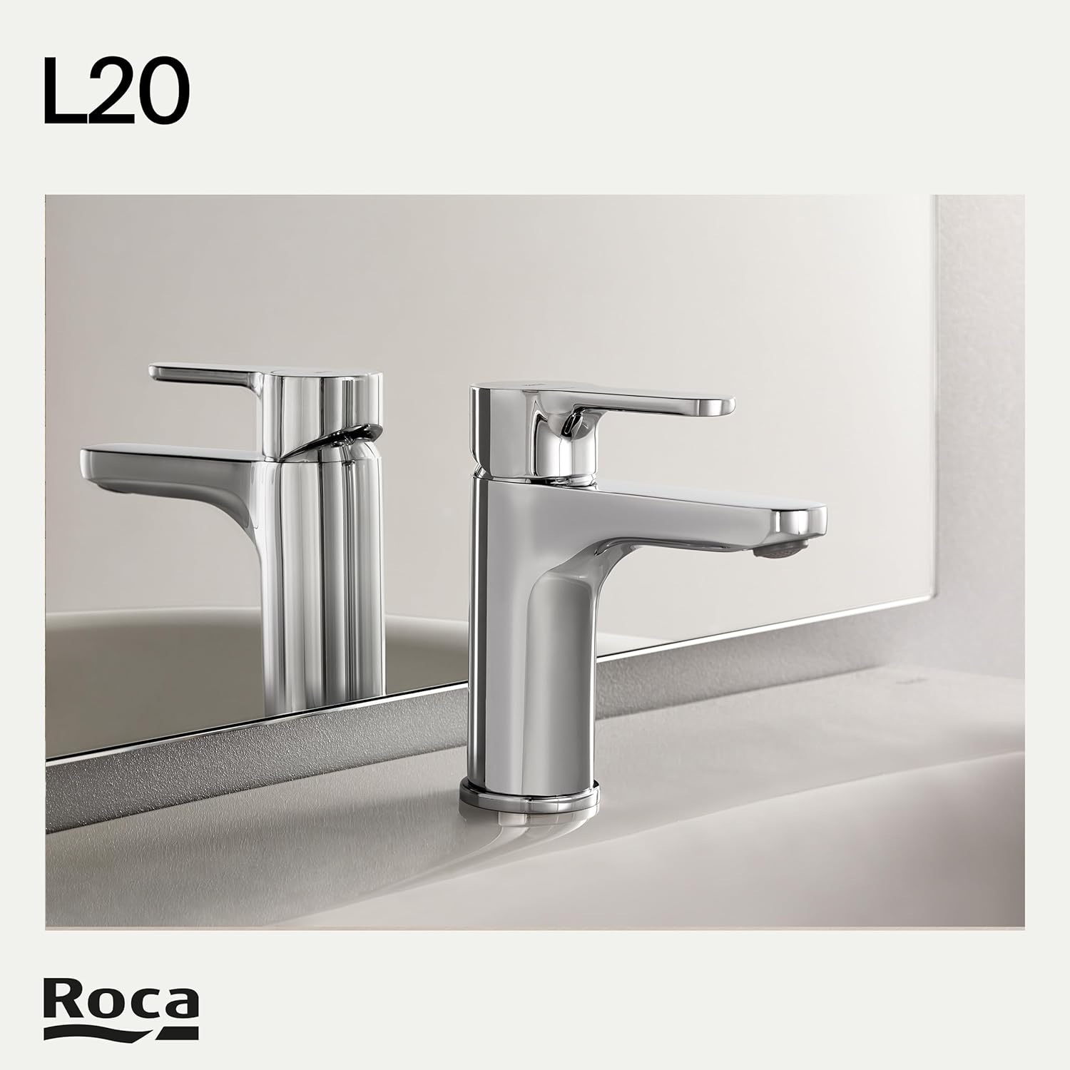 Grifo Lavabo ROCA L20 A5A3K09C00 Cromado