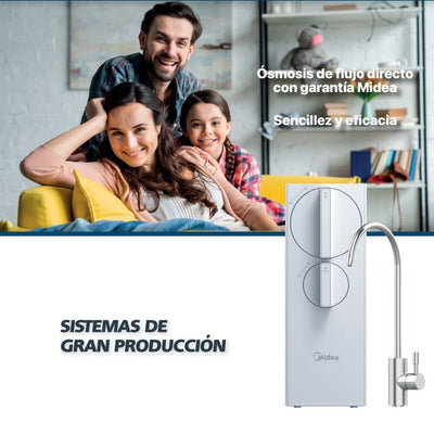 Ósmosis Inversa Midea BRO600 | Flujo Directo, Ultra Compacta y Sin Depósito