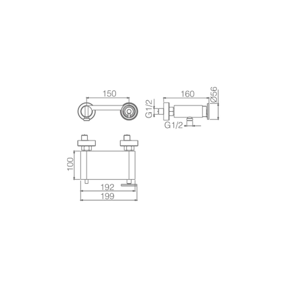 Kit de Ducha Monomando IMEX Olimpo BDC033-5OC Oro Cepillado