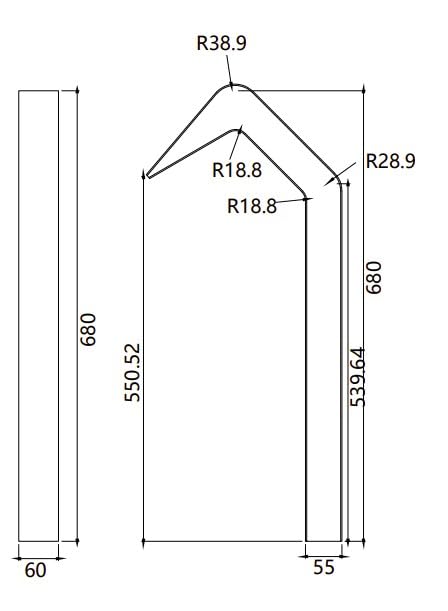 Cascada Piscina 6 cm IMEX NIÁGARA CPN001/AC Rosa Coral Acero S.316