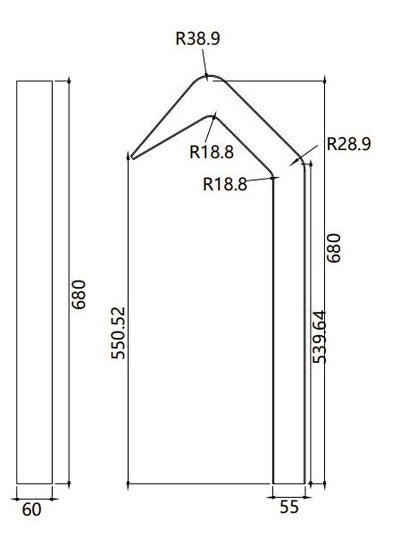 Cascada Piscina 6 cm IMEX NIÁGARA CPN001/AC Gris Cobalto Acero S.316