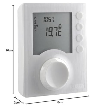 Termostato de Ambiente Filar Delta Dore TYBOX 117+ | Programable, Blanco