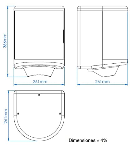 Mediclinics - Disp Pap Bob Inox Sat Med (DT0303CS)