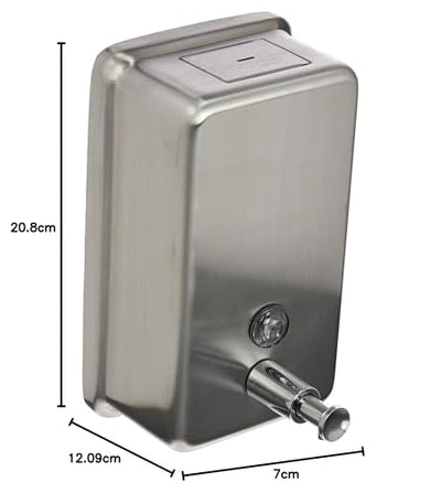 Dosificador de Jabón Vertical Mediclinics DJ0111CS Inox Satinado
