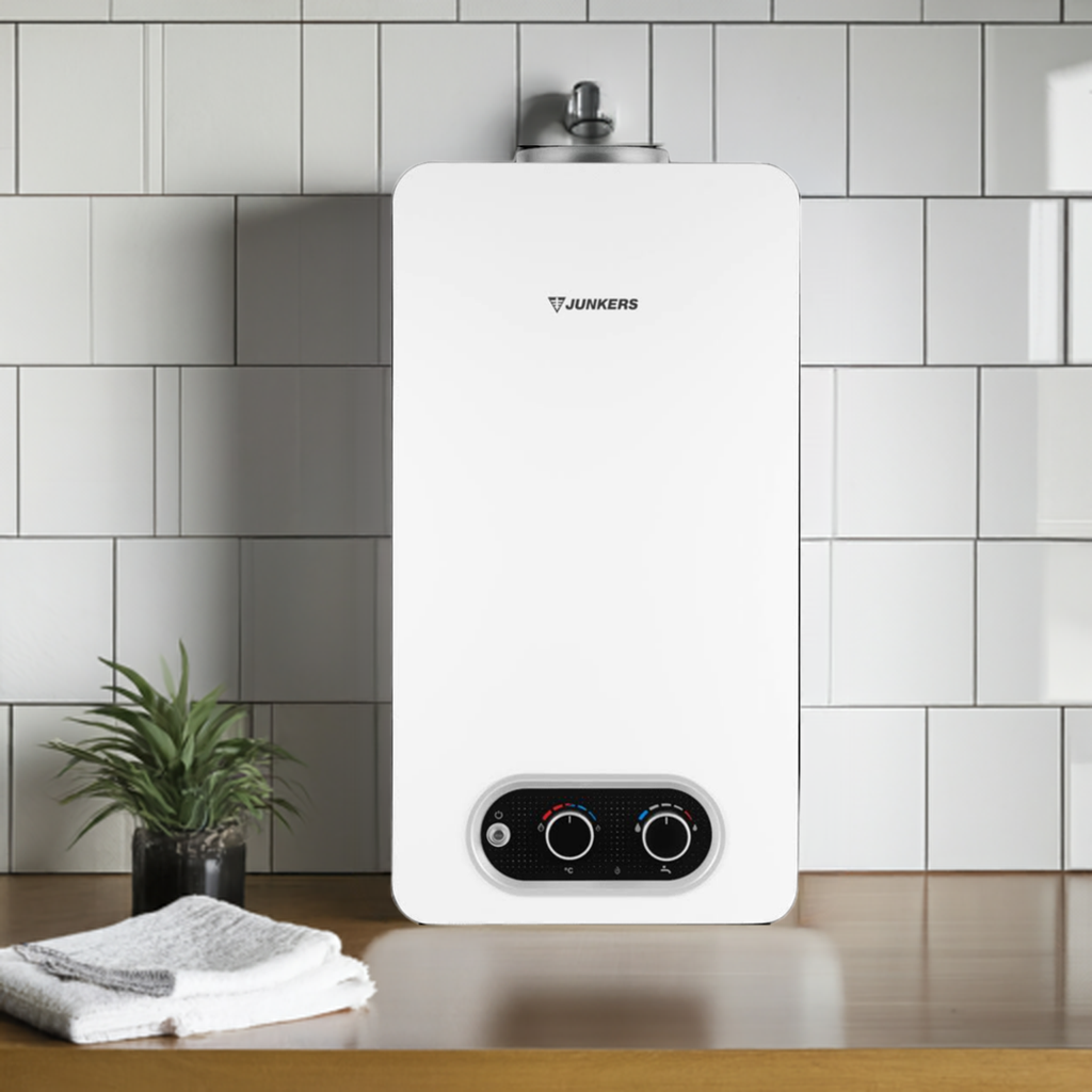 Calentador de Agua a Gas Butano 10 litros | Calentador Atmosférico/Tiro Natural JUNKERS
