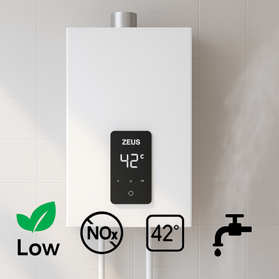 Calentador Estanco Zeus 12L | Instantáneo Gas Natural o Butano