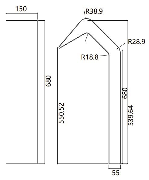 Imex - Cascada de Piscina NIÁGARA 15 cm | Acero Inoxidable S.316
