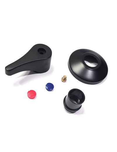 Conjunto Accionamiento para Llave de Paso Empotrar. Palanca NEGRO