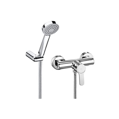 Monomando Cromo exterior para ducha de mano Roca L20