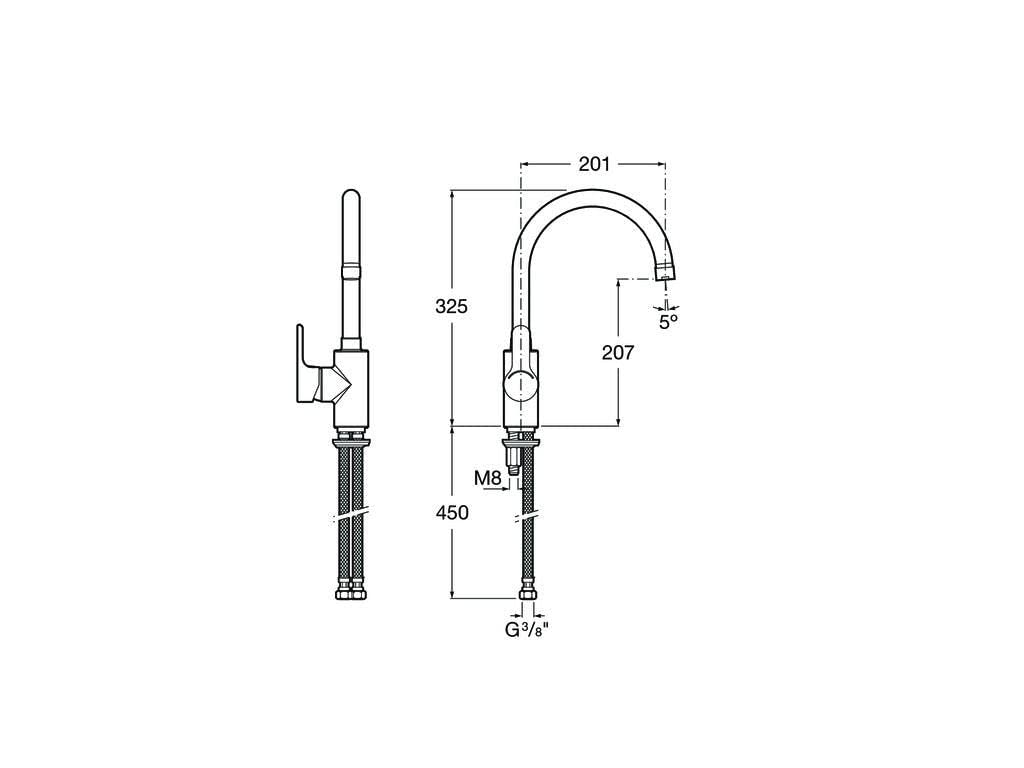 Roca | Grifo Cocina L20
